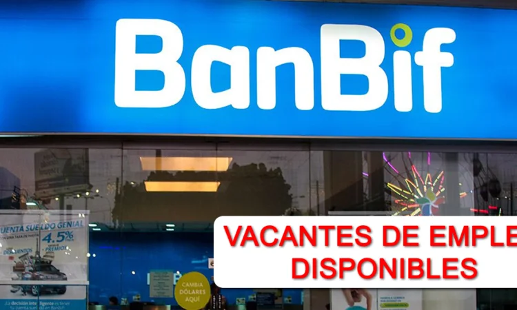 Vacantes Disponibles para Banbif