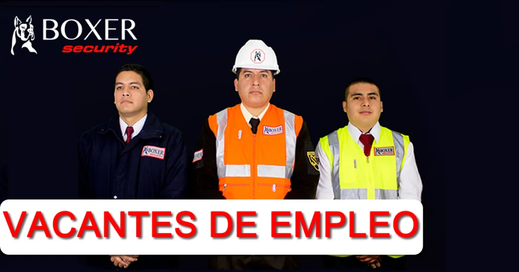 Vacantes Disponibles para Boxer Security